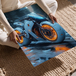 Futuristic Motorcycle