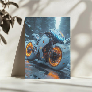 Futuristic Motorcycle