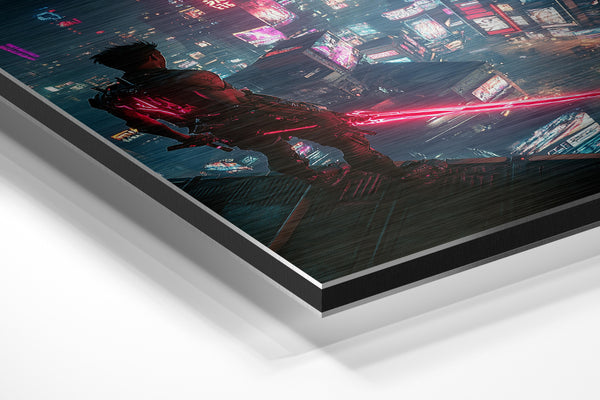 Cyber Samurai Cityscape