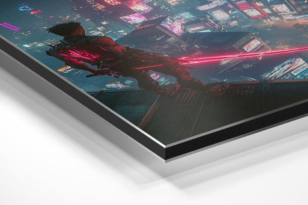 Cyber Samurai Cityscape