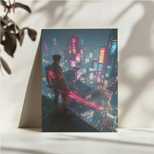 Cyber Samurai Cityscape