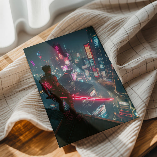 Cyber Samurai Cityscape