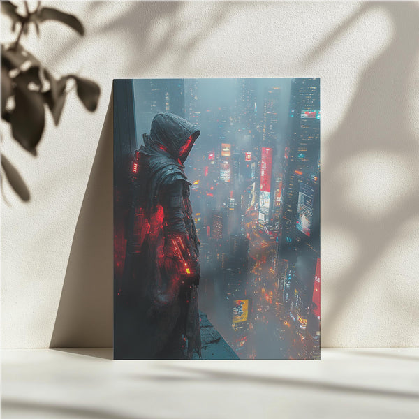 Shadowed Tech Guardian