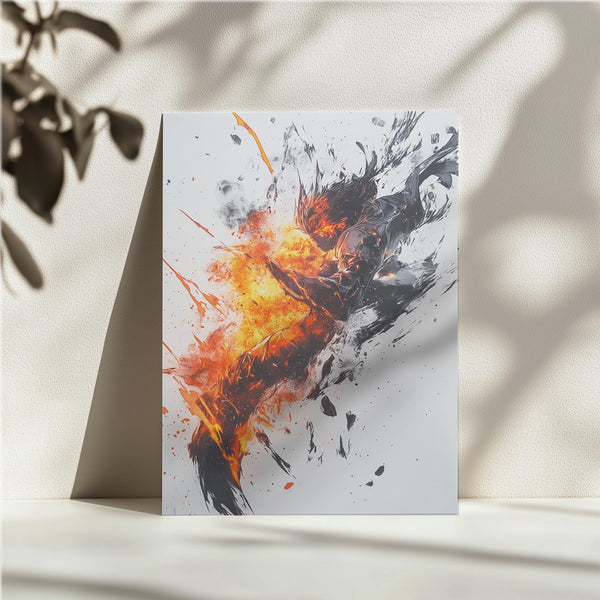 Fiery Explosion Warrior