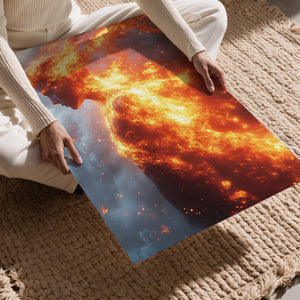 Fiery Eclipse Silhouette