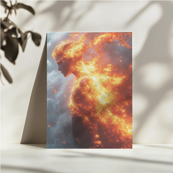 Fiery Eclipse Silhouette