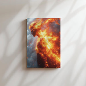 Fiery Eclipse Silhouette