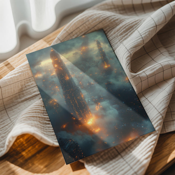 Towering City Spires