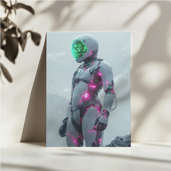 Neon Cyber Soldier