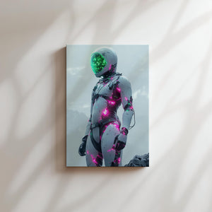 Neon Cyber Soldier