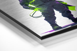 Glowing Tech Warrior