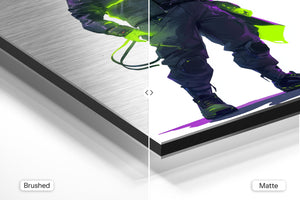 Glowing Tech Warrior