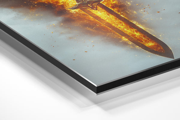 Fiery Legendary Sword