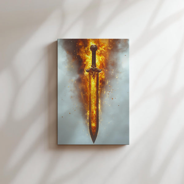 Fiery Legendary Sword