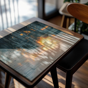 Glowing Circuit Wall