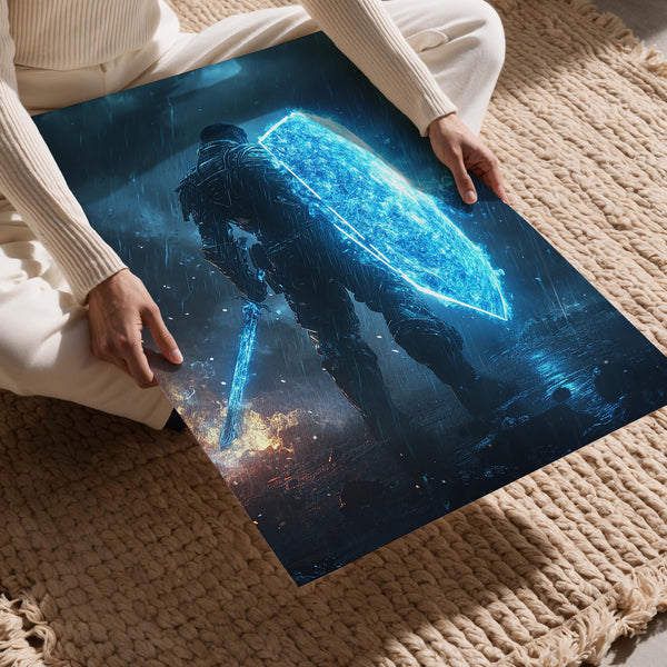 Glowing Shield Knight