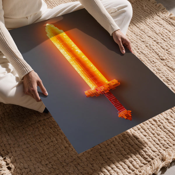 Pixelated Sword Glow