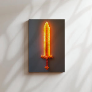 Pixelated Sword Glow
