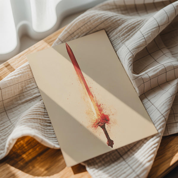 Flaming Red Sword