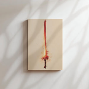 Flaming Red Sword