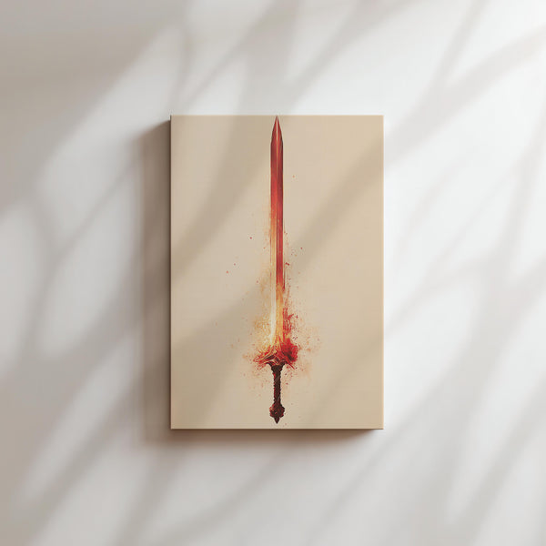 Flaming Red Sword