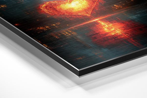 Futuristic Heart Reflection