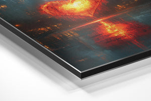 Futuristic Heart Reflection