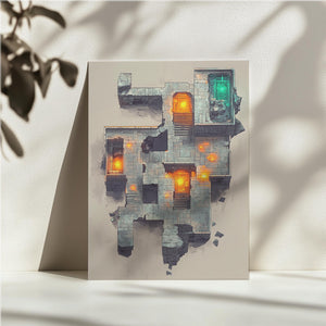 Ruined Dungeon Layout