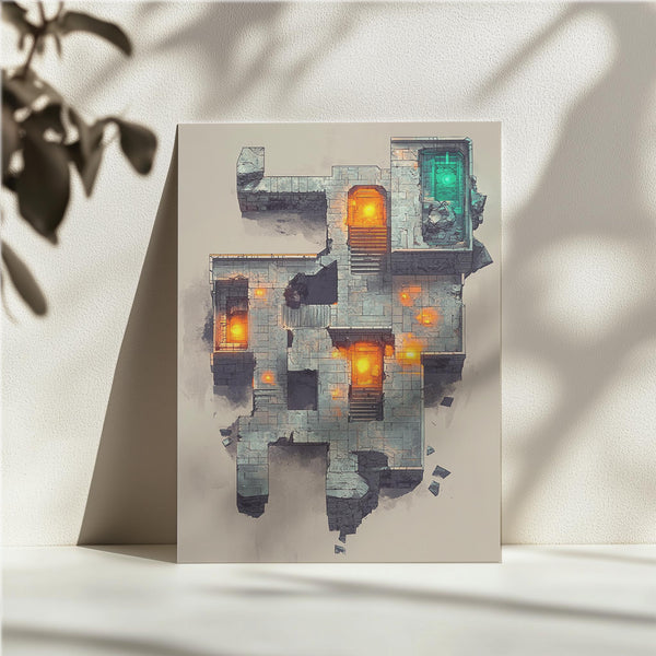 Ruined Dungeon Layout