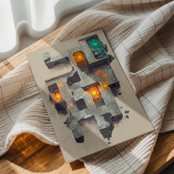 Ruined Dungeon Layout