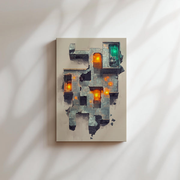 Ruined Dungeon Layout