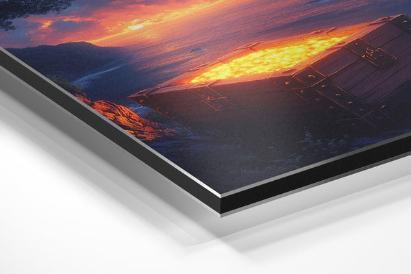 Glowing Chest Sunset