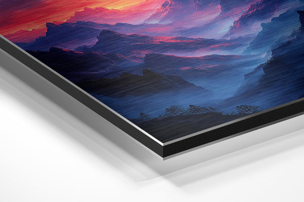 Pink Dawn Mountain Range