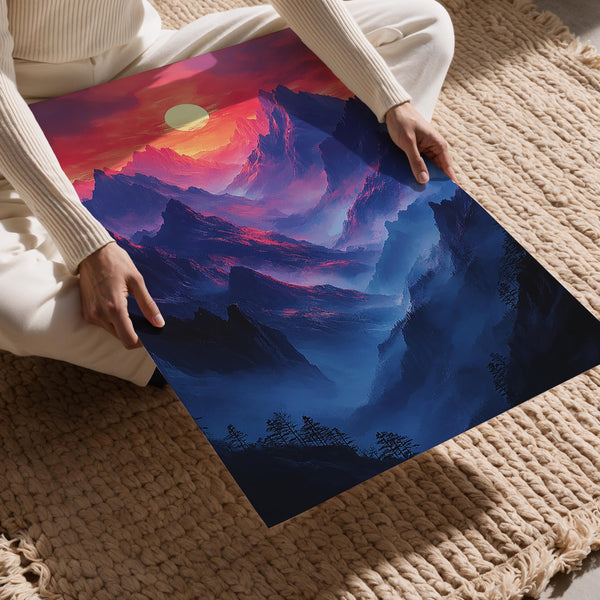 Pink Dawn Mountain Range