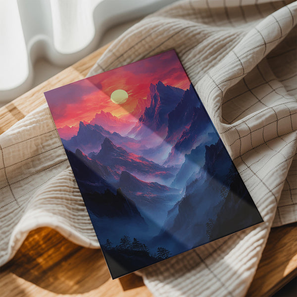 Pink Dawn Mountain Range