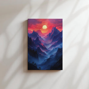 Pink Dawn Mountain Range