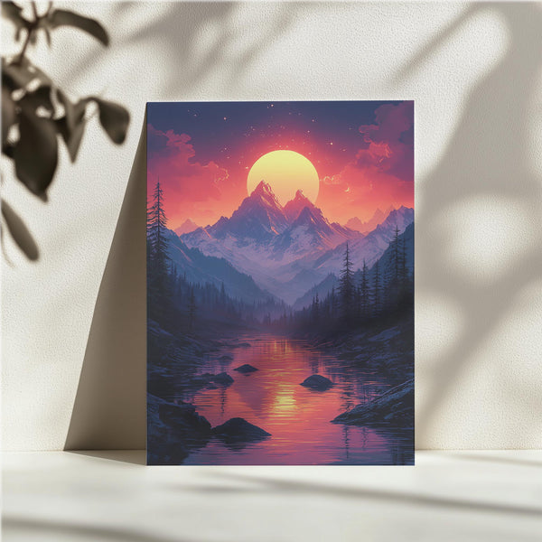 Tranquil Sunset River