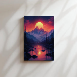 Tranquil Sunset River