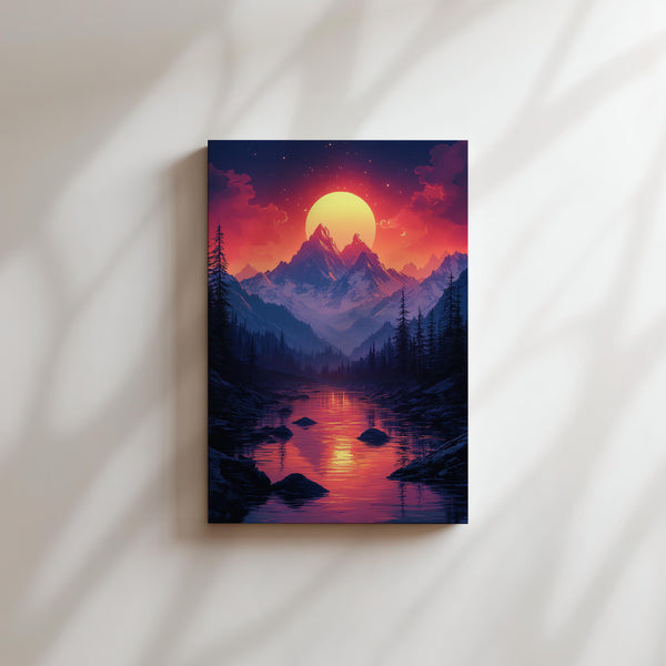 Tranquil Sunset River