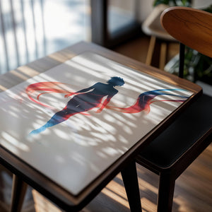 Flowing Light Silhouette