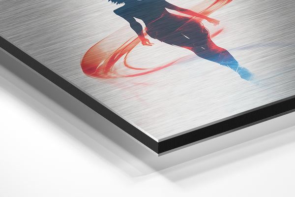 Flowing Light Silhouette