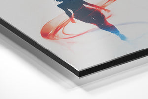 Flowing Light Silhouette