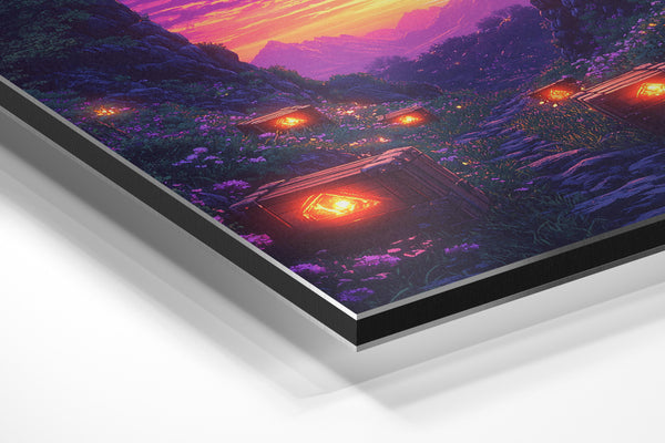 Glowing Path at Dusk