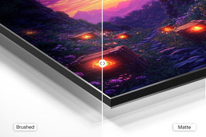 Glowing Path at Dusk