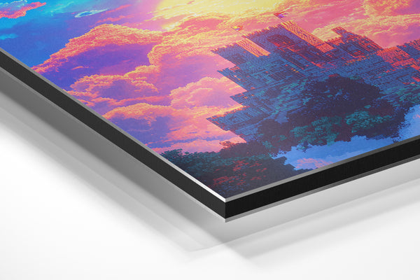 Castle in Pixel Clouds