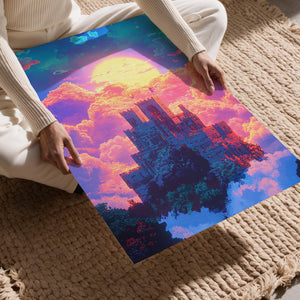 Castle in Pixel Clouds