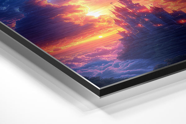 Sunset Castle Clouds