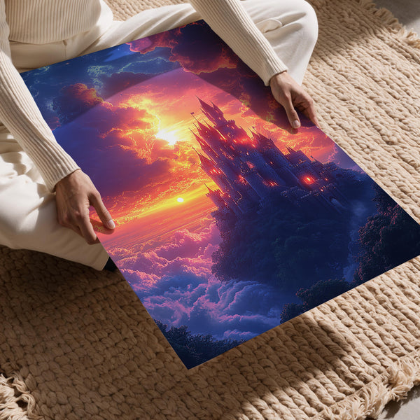 Sunset Castle Clouds