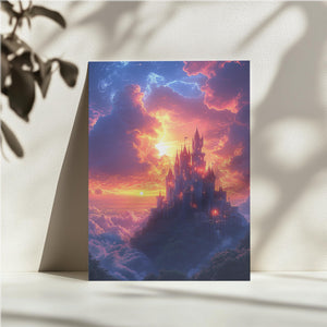 Sunset Castle Clouds