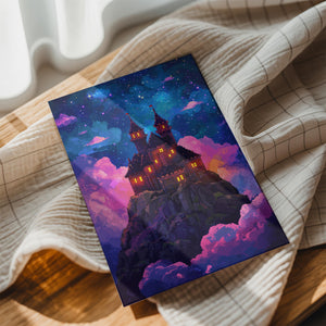 Pixel Castle in Clouds